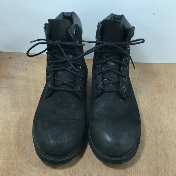 Timberland Premium Black Waterproof Boots, 12907 Youth Size 5 - Picture 3 of 9